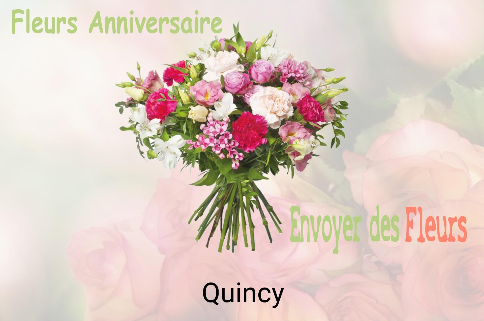 Bouquet de fleurs d’anniversaire livré à Quincy