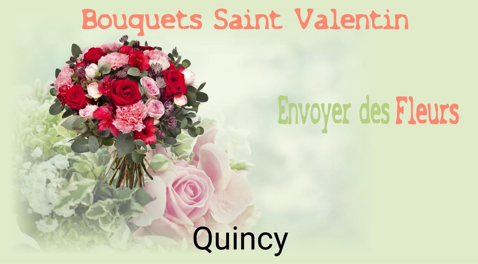 Roses de Saint-Valentin livrées à Quincy